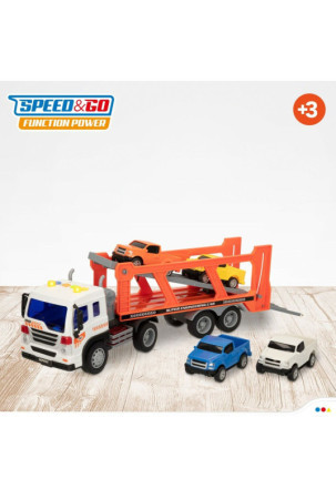 Sunkvežimių vežimėlis ir automobiliai Speed & Go 37,5 x 12,5 x 10 cm (2 vnt.)