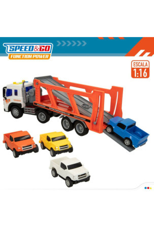 Sunkvežimių vežimėlis ir automobiliai Speed & Go 37,5 x 12,5 x 10 cm (2 vnt.)