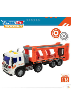 Sunkvežimių vežimėlis ir automobiliai Speed & Go 37,5 x 12,5 x 10 cm (2 vnt.)