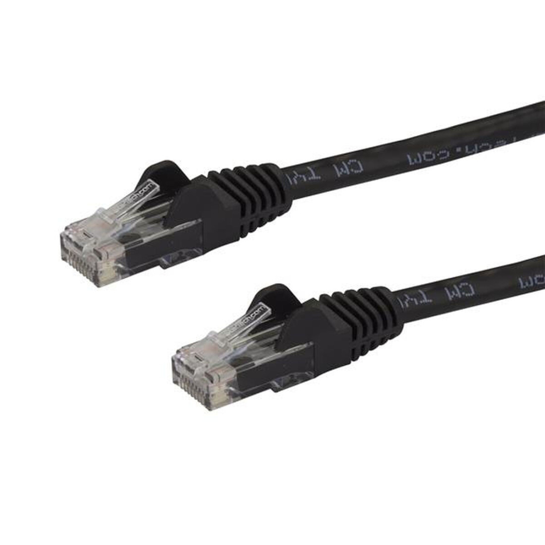 UTP 6 kategorijos kietas tinklo laidas Startech Cable de Red Cat6 con Conectores Snagless RJ45 - 30,4m Negro Juoda