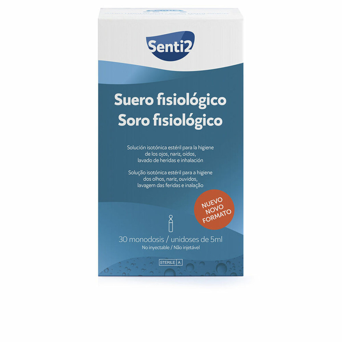 Fiziologinis tirpalas Senti2 5 ml x 30 Viena dozė