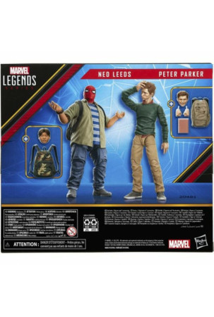 Veiklos rodikliai Hasbro Legends Series Spider-Man 60th Anniversary Peter Parker & Ned Leeds