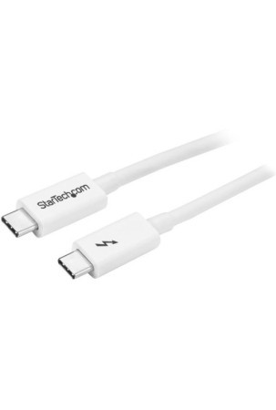 „Thunderbolt 3“ laidas Startech TBLT3MM1MW 1 m Balta