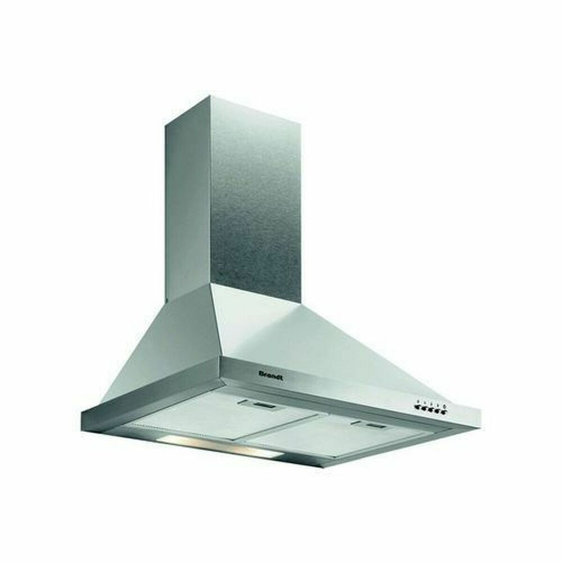 Įprastas gaubtas Brandt AD1006X 80W 600 m3/h Nerūdijantis plienas (60 cm)