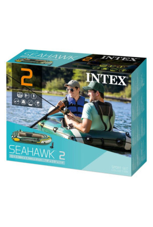 Pripučiama valtis Intex Seahawk 2 Žalia 236 x 41 x 114 cm