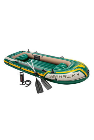 Pripučiama valtis Intex Seahawk 4 Žalia 351 x 48 x 145 cm