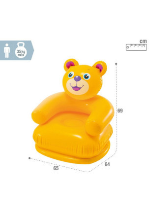 Pripučiamas fotelis Intex HAPPY ANIMAL 66 x 79 x 64 cm (12 vnt.)