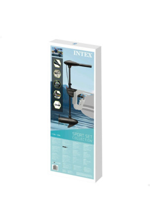 Variklis Intex Transom Mount Trolling 12 V 480 W Pripučiama valtis Elektrinė