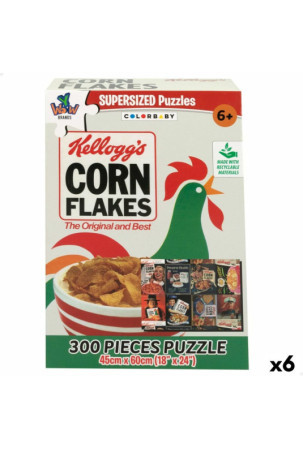 Dėlionė Kellogg's Corn Flakes 300 Dalys 45 x 60 cm (6 vnt.)