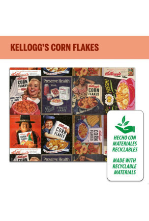 Dėlionė Kellogg's Corn Flakes 300 Dalys 45 x 60 cm (6 vnt.)