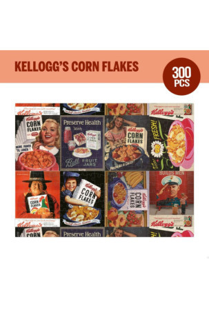 Dėlionė Kellogg's Corn Flakes 300 Dalys 45 x 60 cm (6 vnt.)