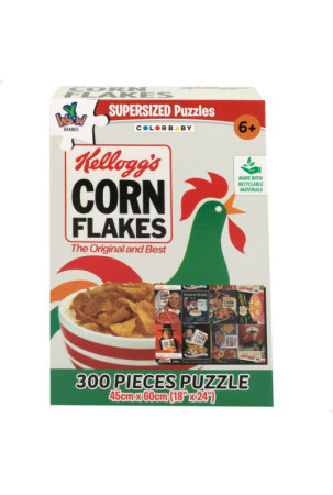 Dėlionė Kellogg's Corn Flakes 300 Dalys 45 x 60 cm (6 vnt.)