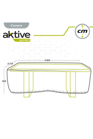 Apsauginis dėklas Aktive Stalai Pilka 180 x 60 x 110 cm (6 vnt.)