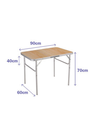 Sulankstomas stalas Marbueno 90 x 30/70 x 60 cm