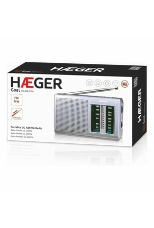 Radijas AM / FM Haeger PR-BIB.001A Pilka