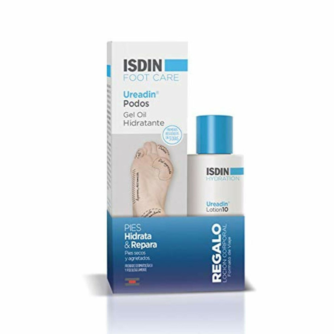 Unisex kosmetikos rinkinys Isdin Ureadin Podos Repair 2 Dalys