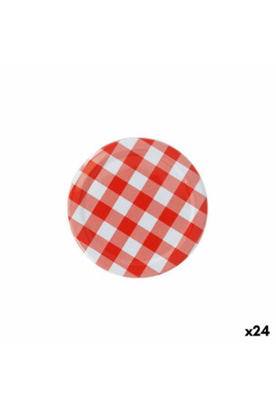 Dangtelių rinkinys Sarkap  Gingham 6 Dalys 8 x 0,8 cm (24 vnt.)