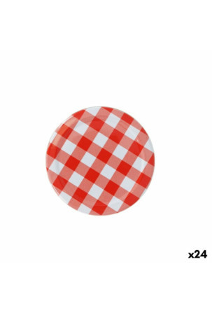 Dangtelių rinkinys Sarkap  Gingham 6 Dalys 7 x 0,8 cm (24 vnt.)