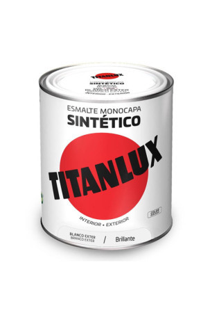 Sintetiniai emalio dažai Titanlux 5809022 Balta 750 ml