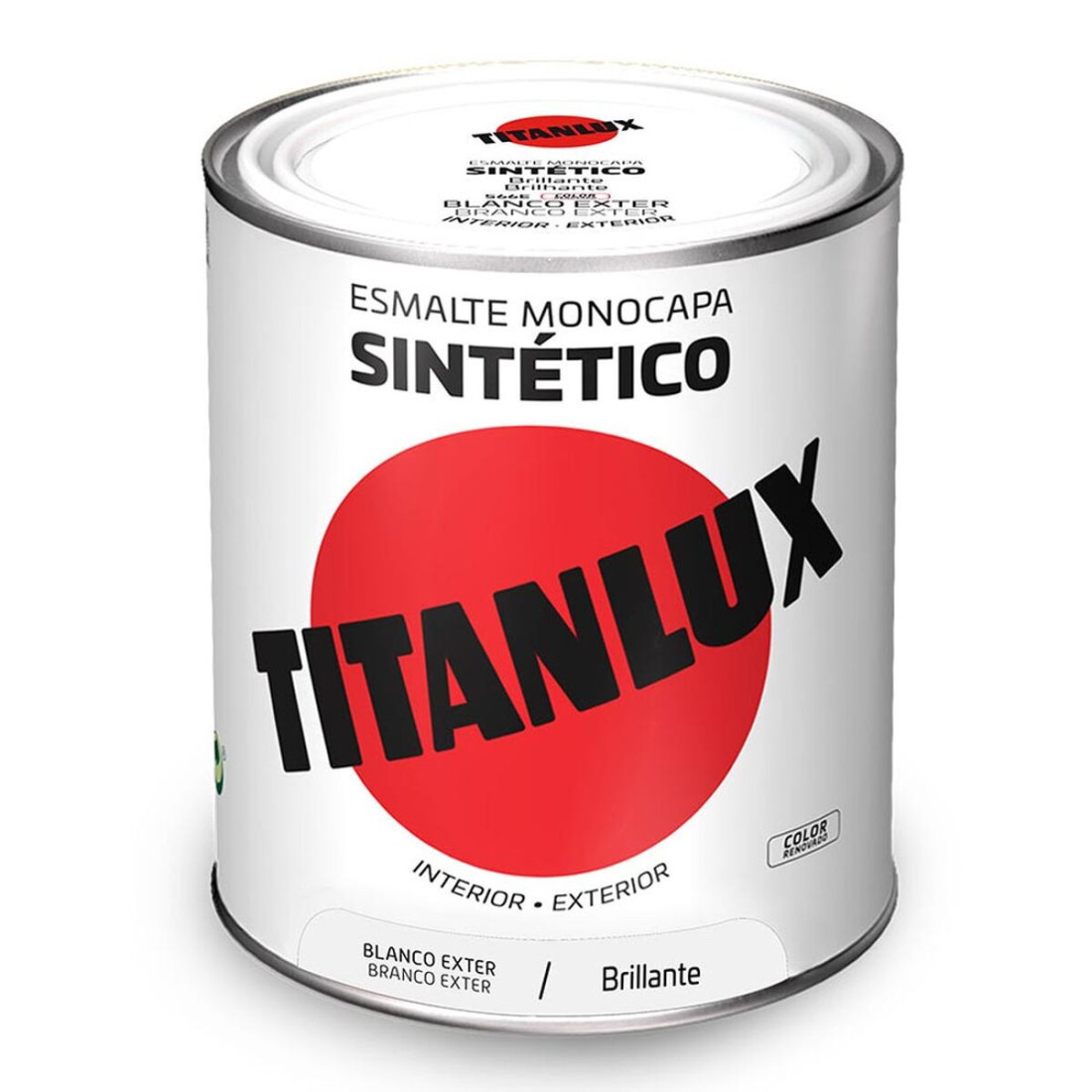 Sintetiniai emalio dažai Titanlux 5809022 Balta 750 ml