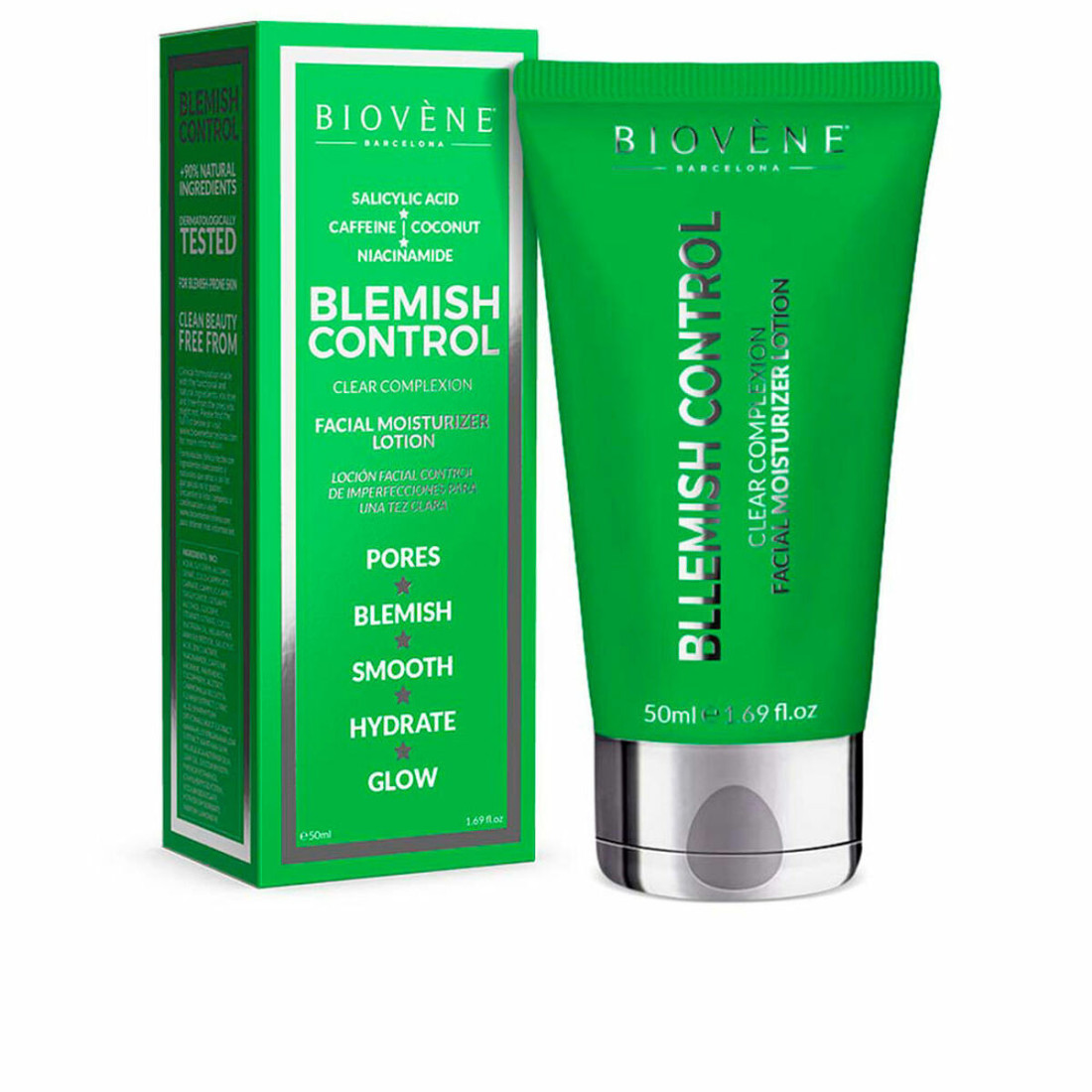 Veido kremas Biovène Blemish Control 50 ml