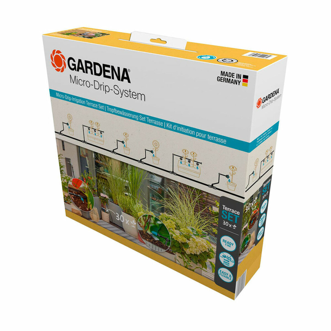 Automatinė lašelinė augalų vazonų laistymo sistema Gardena 13400-20