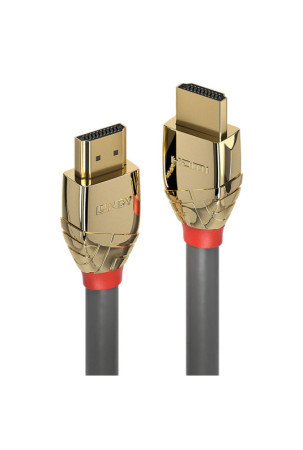 HDMI kabelis LINDY 37863 3 m Pilka Auksinis