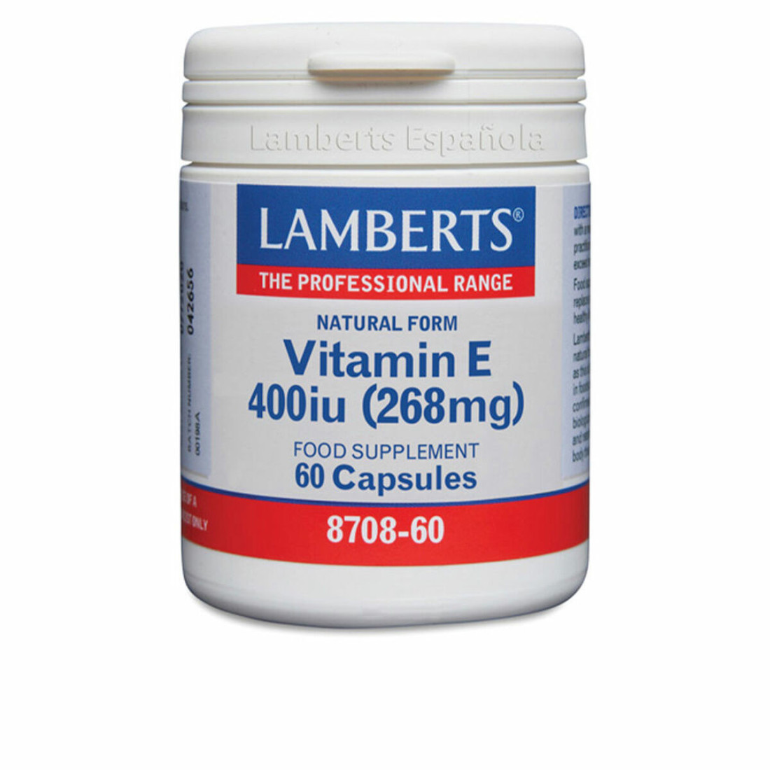 Vitaminas E Lamberts 400iu Vitaminas E 60 vnt.