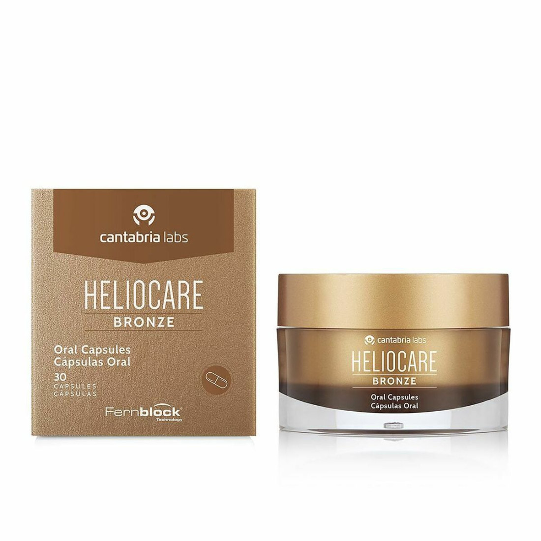 Kūno losjonas su savaiminiu įdegiu Heliocare Advanced Bronzeris (30 vnt.)