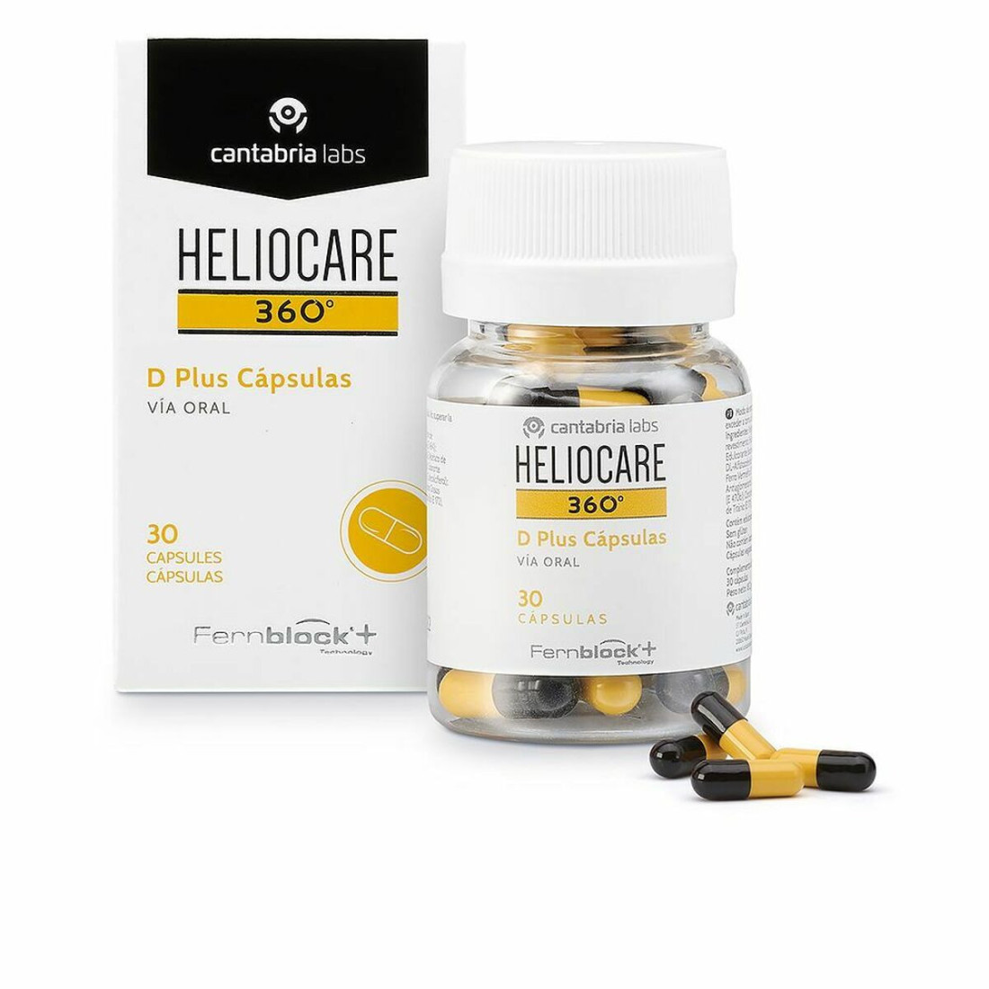 Kapsulės Heliocare 360° D Plus Apsauga nuo saulės (30 vnt.)