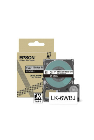 Originali rašalo kasetė Epson LK-6WBJ Juoda