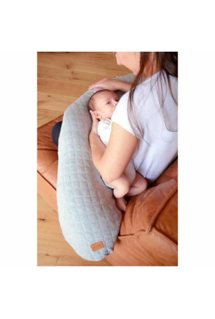 Breastfeeding Cushion Béaba Big Flopsy Pilka