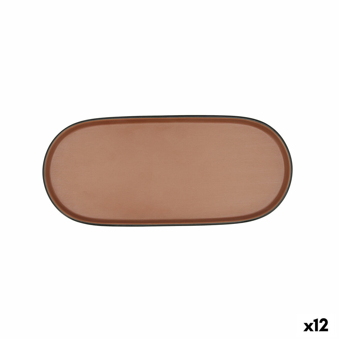 Užkandžių dėklas Bidasoa Gio Ruda Plastmasinis 28 x 12 cm (12 vnt.)