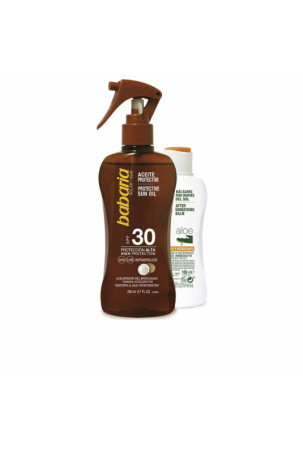 Apsauga nuo saulės Babaria Solar Aceite Coco Lote 2 Dalys Spf 30