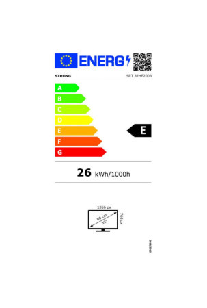 Televizorius STRONG SRT32HF2003 HD 32" LED