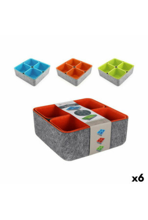 Organizatoriai Confortime Fetras 25,2 x 25 x 10 cm (6 vnt.)