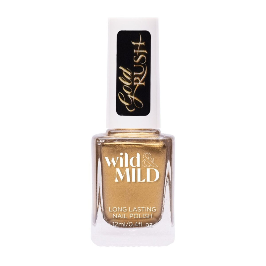 Nagų lakas Wild & Mild Gold Rush GR04 Gold Flakes 12 ml