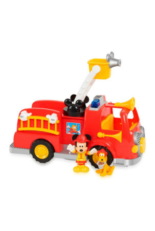 Gaisro variklis Captain Marvel Mickey Fire Truck su garsu LED Šviesus