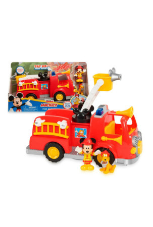 Gaisro variklis Captain Marvel Mickey Fire Truck su garsu LED Šviesus