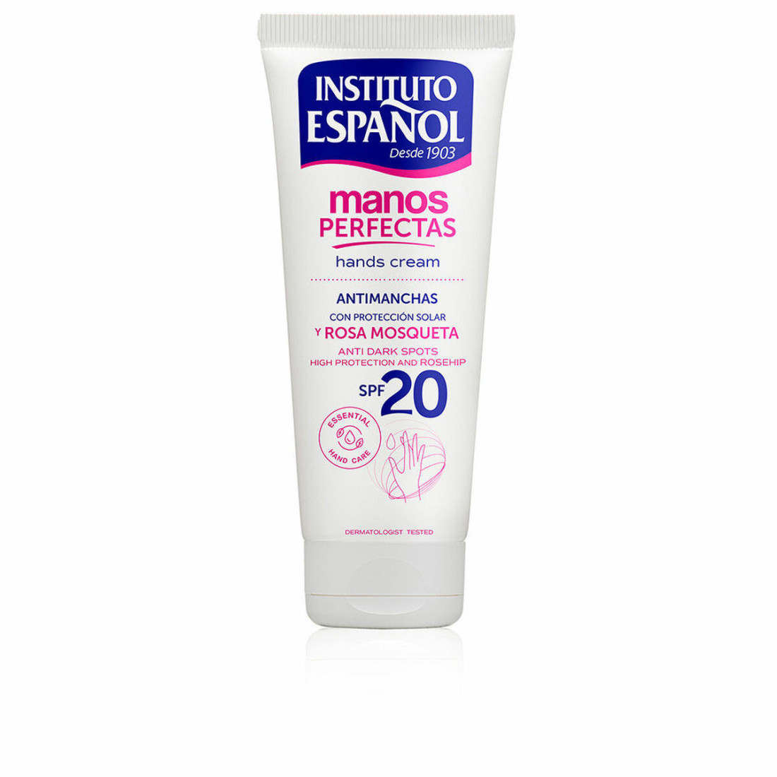 Rankų kremas Instituto Español Manos Perfectas Spf 20 Erškėtis 75 ml