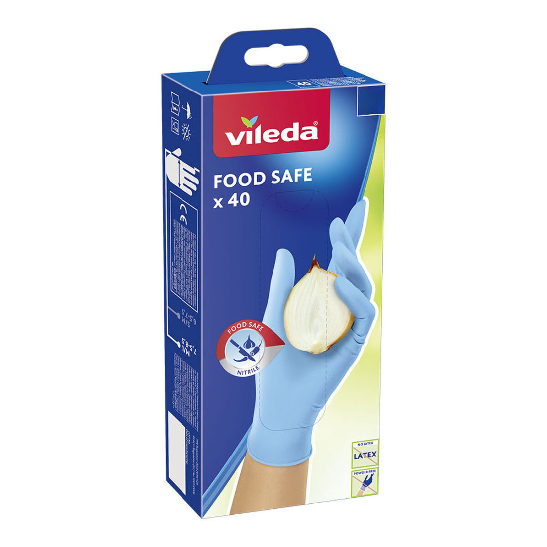 Vienkartinės pirštinės Vileda Food Safe 171015 M/L (40 vnt.)