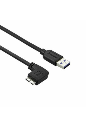 Kabelis USB į mikro USB Startech USB3AU1MLS Juoda 1 m