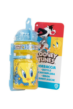 Vaikiškas dviračio butelis Looney Tunes CZ10968 Geltona 350 ml