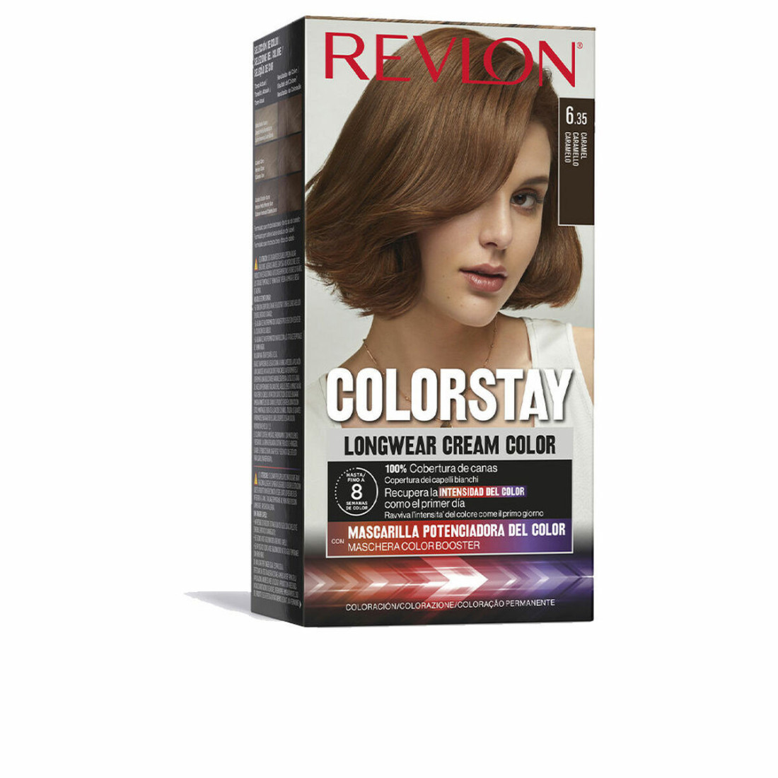 Ilgalaikiai dažai Revlon Colorstay Karamelinė Nº 6.35