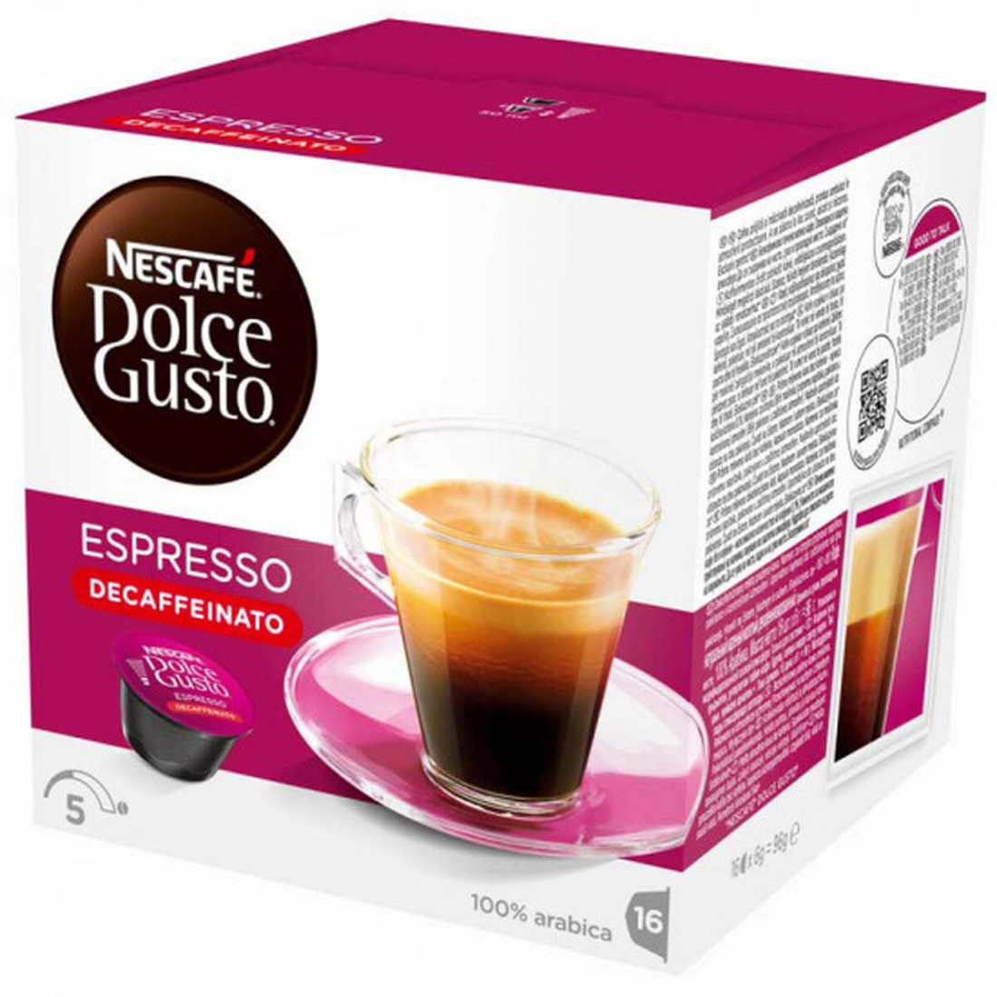 Kavos kapsulės Dolce Gusto ESPRESO DECAF (16 vnt.)