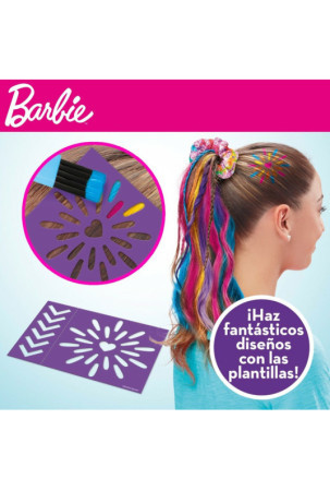 Plakų stiliavimo rinkinys Barbie Rainbow Tie 15,5 x 10,5 x 2,5 cm Plaukai su akcentais Spalvotas