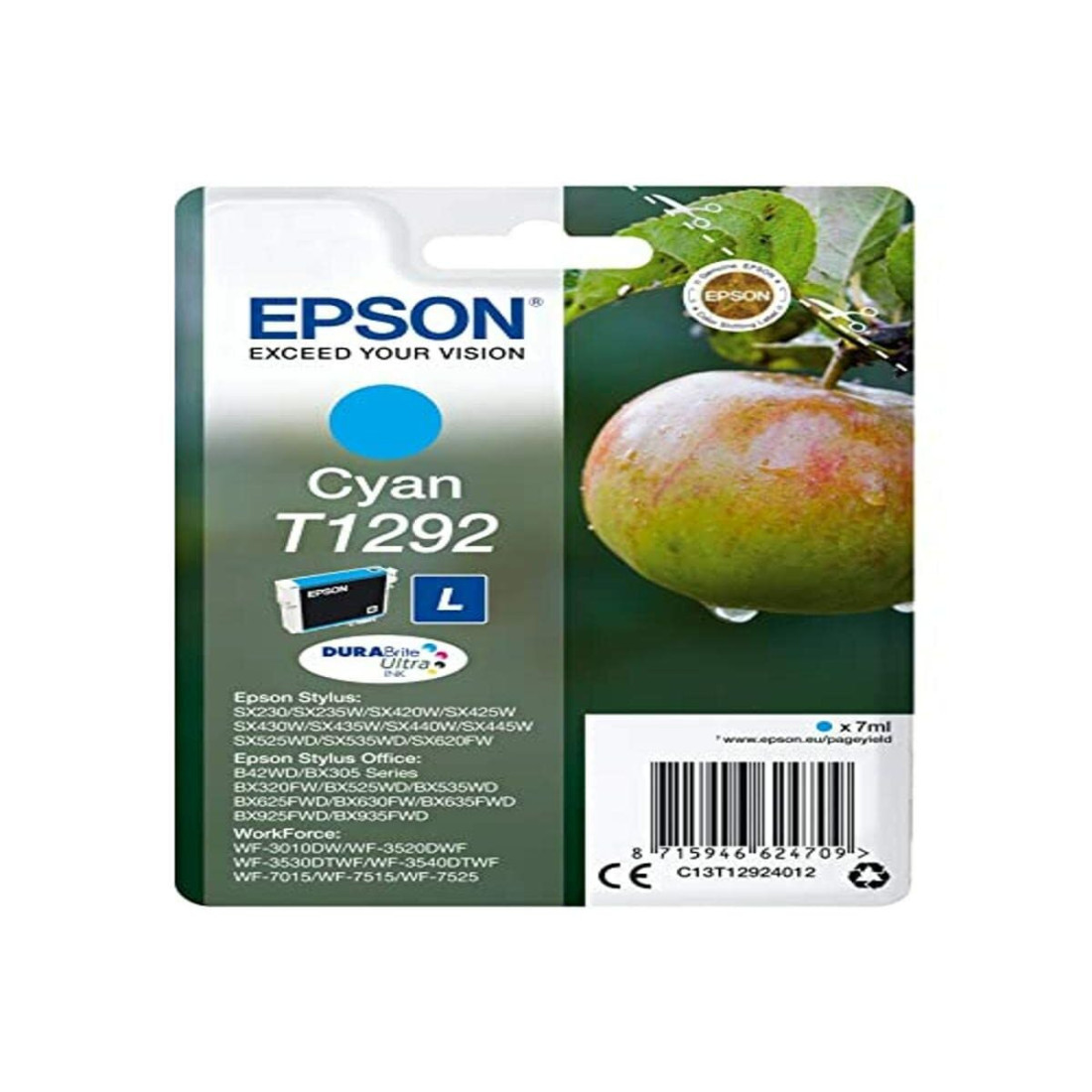 Originali rašalo kasetė Epson C13T12924022 Tamsiai mėlyna