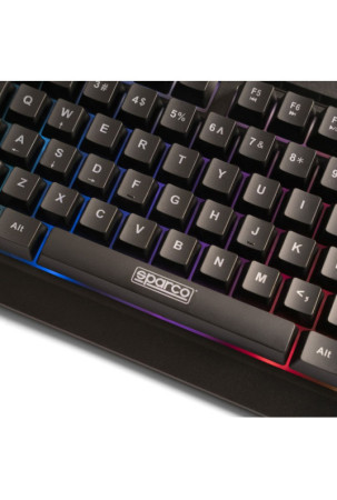 Žaidimų klaviatūra Sparco SPMEMKEYBOARD Ispaniška Qwerty