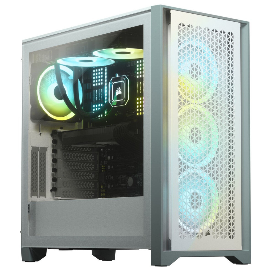 ATX korpusas Corsair 4000D AIRFLOW Balta