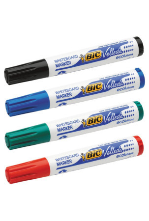 Lentos žymeklis Bic Velleda 4 vnt. Balta (5 Dalys) (4 vnt.)